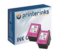 Printerinks Compatible 2 Pack 62XL Colour Color Ink Cartridges for Envy 5540 5541 5542 5546 5660 5644 5646 5640 7640 OfficeJet 200 250 5740