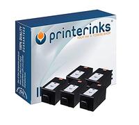 Printerinks Compatible 934XL Black Ink Cartridges (5 Pack) for Officejet Pro 6230 6830 6815 6812 6835 6820