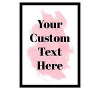 Printers Mews Custom Quote Print, Personalised Lyrics Wall Art Framed A5 A4 A3 A2 Typography Poster