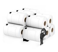 Printholic 12 Rolls Die Cut Large Shipping Labels, 4.07” x 6.4”, 180 Labels/Roll, Compatible with Brother QL Label Printers (QL-1050, QL-1060N, QL-1100), Replacement for DK-1247