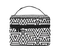 Printidea Art Cosmetic Bag - Creative Travel Makeup Organizer with Abstract Print