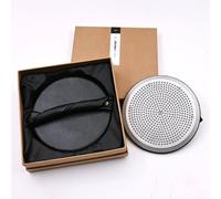 Printing Baren, 4 Inch Wood Block Printmaking Hand Tool with Leather Handle for Linocut, Woodcut, and Relief Printing, Ideal for Crafting and Scrapbooking