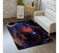 Printing Carpet, 3D Printed Universe Outer Space Landscape Non-Slip Area Rugs Hall Kitchen Bedroom Living Room Rug Mat - Carpet Floor Decorative Easy Clean 50 X 80 Cm -499912863842