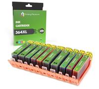 Printing Pleasure 10 (2 SETS + 2 BLACK) Compatible Ink Cartridges Replacement for 364XL Photosmart 5510 5514 5515 5520 6510 6520 B110 B209 B210 Deskjet 3070A 3520 Officejet 4610 4620, High Capacity