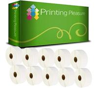 Printing Pleasure 10 x Zebra 38mm x 25mm Compatible Direct Thermal Labels for Zebra Type Printers | 2000 Labels per Roll