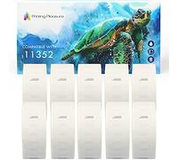 Printing Pleasure 10x Compatible with 11352 25mm x 54mm White Address Labels Rolls (500 Labels per Roll) for LabelWriter 4XL 450 400 330 320 310 Twin Turbo Duo SLP 450 440 430