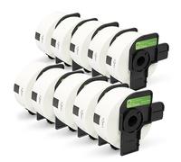 Printing Pleasure 10x DK-11201 29mm x 90mm White Standard Address Labels (400 Labels per Roll) Compatible with P-Touch QL-500 550 570 700 710W 720NW 800 810W 820NWB 1100 1110NWB Label Printers