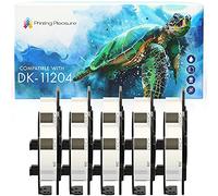 Printing Pleasure 10x DK-11204 17mm x 54mm White Standard Address Labels (400 Labels per Roll) Compatible with P-Touch QL-500 550 570 700 710W 720NW 800 810W 820NWB 1100 1110NWB Label Printers