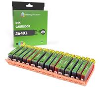 Printing Pleasure 15 (3 SETS + 3 BLACK) Compatible Ink Cartridges Replacement for 364XL Photosmart 5510 5514 5515 5520 6510 6520 B110 B209 B210 Deskjet 3070A 3520 Officejet 4610 4620, High Capacity