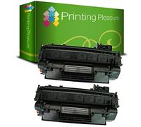 Printing Pleasure 2 Compatible Laser Toner Cartridges for HP Laserjet P2030 P2035 P2050 P2055 P2055D P2055DN P2055X Canon MF5880DN LBP6300DN LBP6310DN LBP6650DN LBP6670DN | CE505A 05A CRG 719 3479B002
