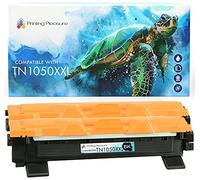 Printing Pleasure 2 Compatible TN1050 XL Toner Cartridges for Brother HL-1110 HL-1112 DCP-1510 DCP-1512 DCP-1610W DCP-1612W HL-1210W HL-1212W MFC-1810 MFC-1910W - Black, High Yield (2,000 Pages)