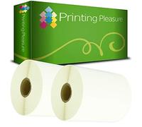 Printing Pleasure 2 x Zebra 100mm x 210mm Compatible Direct Thermal Labels for Zebra Type Printers | 200 Labels per Roll
