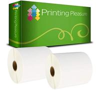 Printing Pleasure 2 x Zebra 100mm x 50mm Compatible Direct Thermal Labels for Zebra Type Printers | 1000 Labels per Roll