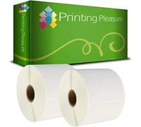 Printing Pleasure 2 x Zebra 76mm x 51mm Compatible Direct Thermal Labels for Zebra Type Printers | 1000 Labels per Roll