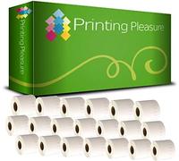 Printing Pleasure 20 x 99019 Compatible Address Labels Rolls for LabelWriter & Seiko Label Printers | 59mm x 190mm | 110 Labels per Roll | Common Use: Lever Arch Labels