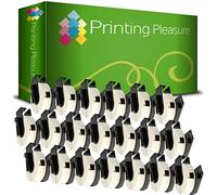 Printing Pleasure 20 x DK11204 Address Labels compatible with P-Touch QL-500 QL-570 QL-700 QL-720 QL-800 QL-810 QL-820 QL-1100 QL-1110 | 17mm x 54mm | 400 Labels per Roll | Thermal Paper Roll