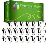 Printing Pleasure 20 x DK44205 Continuous Removable Address Labels compatible with P-Touch QL-500 QL-570 QL-700 QL-720 QL-800 QL-810 QL-820 QL-1100 QL-1110 | 62mm x 30.48m | Thermal Paper Roll