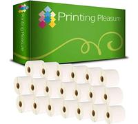 Printing Pleasure 20 x Zebra 72mm x 36mm Compatible Direct Thermal Labels for Zebra Type Printers | 1000 Labels per Roll