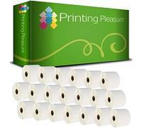 Printing Pleasure 20 x Zebra 76mm x 51mm Compatible Direct Thermal Labels for Zebra Type Printers | 1000 Labels per Roll