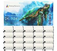 Printing Pleasure 20x DK-11241 102mm x 152mm White Shipping Labels (200 Labels per Roll) Compatible with P-Touch QL-1050, QL-1060N, QL-1100, QL-1110NWB Label Printers