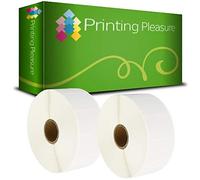 Printing Pleasure 2X Compatible Zebra 38mm x 25mm White Direct Thermal Labels (2000 Labels per Roll) for Zebra, Toshiba, Citizen, Eltron, Orion, UPS Label Printers