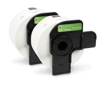 Printing Pleasure 2X DK-11208 White Address Label 38mm x 90mm Compatible with Brother P-Touch QL-1050 QL-1050N QL-1060N QL-500A QL-500BS QL-580 QL-580N QL-650TD Label Printers