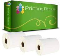 Printing Pleasure 3 x S0904980 Compatible Labels Rolls for LabelWriter 4XL Label Printers | 104mm x 159mm | 220 Labels per Roll | Type: Permanent