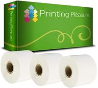 Printing Pleasure 3 x S0929110 Compatible Labels Rolls for LabelWriter 4XL Label Printers | 62mm x 106mm | 250 Labels per Roll | Type: Non-Adhesive