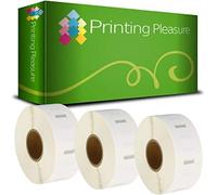 Printing Pleasure 3 x S0929120 Compatible Labels Rolls for LabelWriter Label Printers | 25mm x 25mm | 750 Labels per Roll | Type: Removable
