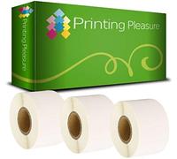 Printing Pleasure 3 x Zebra 35mm x 14mm Compatible Direct Thermal Labels for Zebra Type Printers | 1000 Labels per Roll
