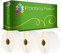 Printing Pleasure 3 x Zebra 50mm x 25mm Compatible Direct Thermal Labels for Zebra Type Printers | 1000 Labels per Roll