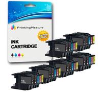 Printing Pleasure 30 (6 SETS + 6 BLACK) LC1220 LC1240 Ink Cartridges compatible with MFC-J430W MFC-J5910DW MFC-J625DW MFC-J6510DW J6710DW J6910DW J825DW DCP-J525W J725DW J925DW - High Capacity