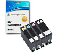Printing Pleasure 4 (FULL SET) Compatible Dell Series 31 Ink Cartridges for Dell V525W V725W - Black/Cyan/Magenta/Yellow, High Capacity