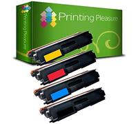 Printing Pleasure 4 (FULL SET) TN-326 Toner Cartridges compatible with Brother DCP-L8400CDN DCP-L8450CDW HL-L8250CDN HL-L8350CDW MFC-L8650CDW MFC-L8850CDW - Black/Cyan/Magenta/Yellow, High Yield