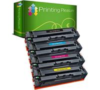 Printing Pleasure 4-Pack 203X Compatible Toner Cartridges for use in HP Colour LaserJet Pro MFP M280nw, M281fdn, M281fdw, M254dw, M254nw