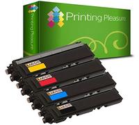 Printing Pleasure 4-Pack TN230 Toner Cartridges compatible with Brother MFC-9120CN, MFC-9125CN, MFC-9320CW, MFC-9325CW, HL-3040CN, HL-3045CN, HL-3070CN, HL-3070CW, HL-3075CW, DCP-9010CN
