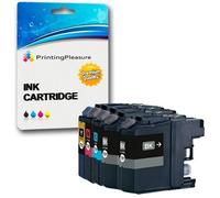 Printing Pleasure 5 (1 SET + 1 BLACK) Printer Ink Cartridges compatible with DCP-J562DW, MFC-J480DW, MFC-J680DW, MFC-J880DW | LC-221