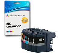Printing Pleasure 5 (1 SET + 1 BLACK) Printer Ink Cartridges compatible with MFC-J890DW, MFC-J895DW, DCP-J772DW, DCP-J774DW | LC-3211 LC3211BK LC3211C LC3211M LC3211Y