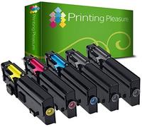 Printing Pleasure 5-Pack Compatible Toner Cartridges for use in Dell C2660, C2660DN, C2660DNF, C2660N, C2665, C2665DN, C2665DNF