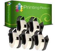 Printing Pleasure 5 x DK11204 Address Labels Compatible with P-Touch QL-500 QL-570 QL-700 QL-720 QL-800 QL-810 QL-820 QL-1100 QL-1110 | 17mm x 54mm | 400 Labels per Roll | Thermal Paper Roll