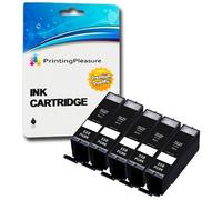 Printing Pleasure 550XL Ink Cartridges,Compatible Ink Cartridge Replacement for PGI-550XL CLI-551XL for iP7150 iP8750 MG6350 MG7150 MG7550 - Black,High Capacity (5 XL-Black)