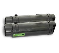 Printing Pleasure 6515 Toner Cartridge Compatible with Xerox 6510 Replacement for Xerox Phaser 6510 6510DN 6510N 6510DNI 6510DNM WorkCentre 6515 6515N 6515DN 6515DNI 6515NW 6515DNW 6515DNM 2 Black