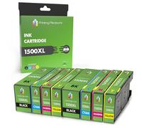 Printing Pleasure 8 (2 SETS) Compatible PGI-1500XL Ink Cartridges for Maxify MB2000 MB2050 MB2300 MB2350 - Black/Cyan/Magenta/Yellow, High Capacity