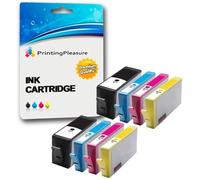 Printing Pleasure 8 (2 SETS) Compatible Printer Ink Cartridges for Deskjet 3070A 3520 Officejet 4610 4620 Photosmart 5510 5514 5515 5520 6510 6520 B110a Plus B209a B210a | Replacement for 364XL