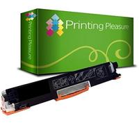 Printing Pleasure BLACK Compatible Laser Toner Cartridge for HP Colour Laserjet Pro CP1025 CP1020 100 MFP M175 200 MFP M275 TopShot LaserJet M275 | CE310A 126A