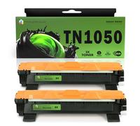 Printing Pleasure Compatible Brother TN1050 Toner Cartridge, 2x Black Replacement for DCP-1510 DCP-1512 DCP-1610W DCP-1612W
