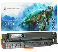 Printing Pleasure Compatible CF380X 312X Toner Cartridge for HP Colour Laserjet Pro MFP M476DN M476DW M476NW - Black, High Yield