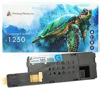 Printing Pleasure Compatible Toner Cartridge for Dell 1250c 1350cn 1350cnw 1355cn 1355cnw C1760nw C1765nf C1765nfw C17XX - Cyan, High Yield
