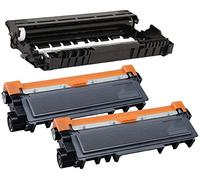 Printing Pleasure DR2300 Drum Unit & 2x TN2320 Toner Cartridges compatible with Brother HL-L2300D HL-L2340DW HL-L2360DN HL-L2365DW DCP-L2520DW MFC-L2700DW MFC-L2720DW MFC-L2740DW - Black, High Yield