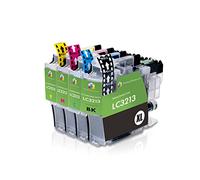 Printing Pleasure SET of 4 Printer Ink Cartridges compatible with MFC-J890DW, MFC-J895DW, DCP-J772DW, DCP-J774DW | LC-3213 LC3213BK LC3213C LC3213M LC3213Y